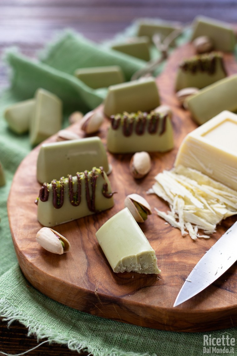 Come fare i gianduiotti al pistacchio