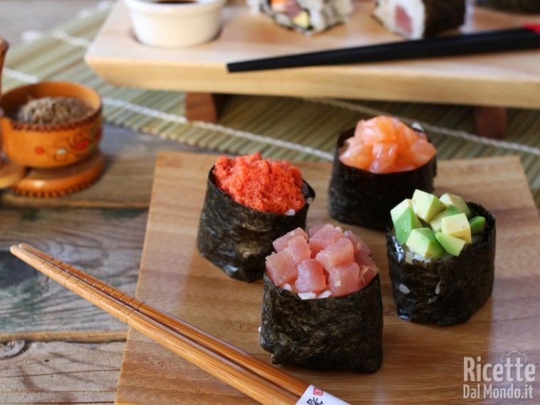 Gunkanmaki sushi fatto in casa | Marianna Pascarella