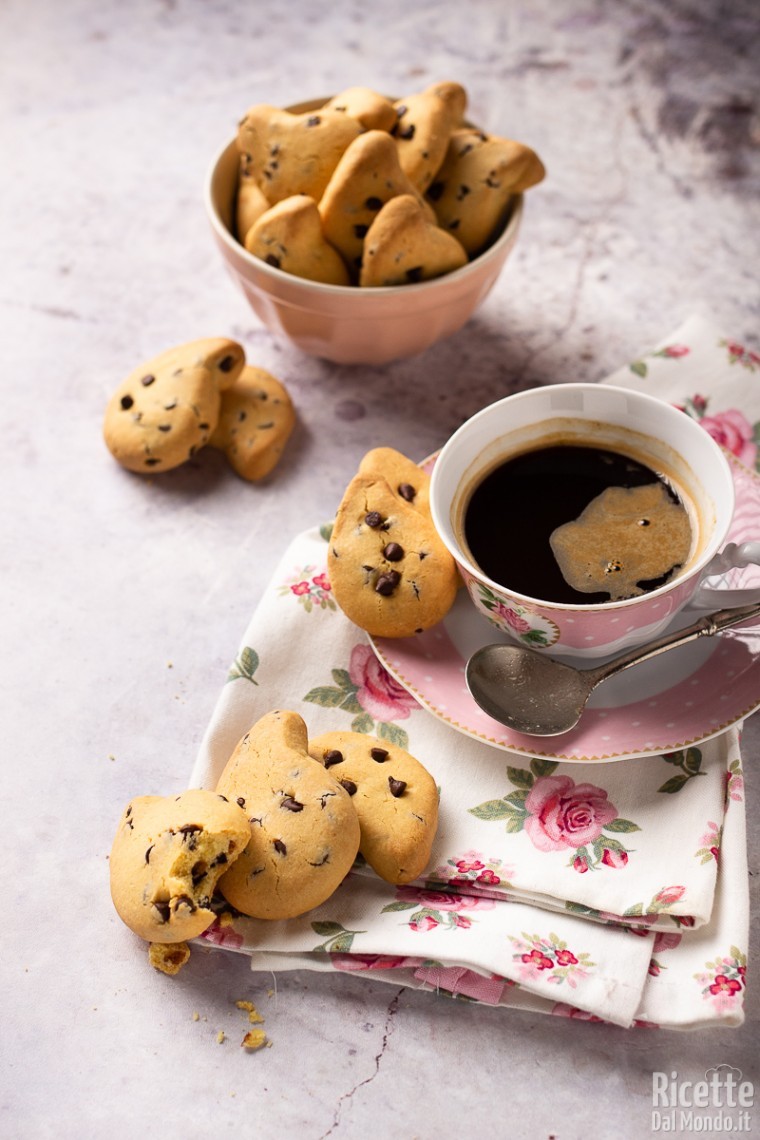 Ricetta biscotti gocciole senza lattosio
