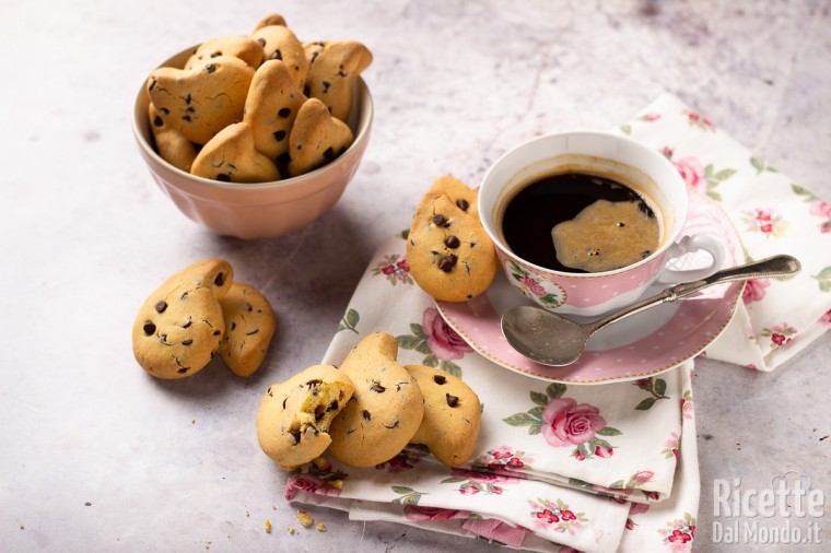 Biscotti gocciole senza lattosio | Marianna Pascarella