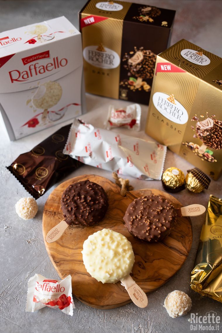 Gelati Ferrero Rocher e Raffaello: dove trovarli