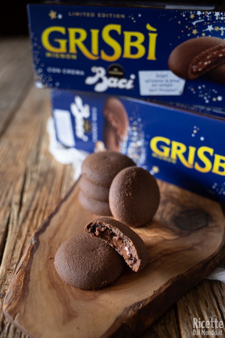 Grisbì con crema baci perugina