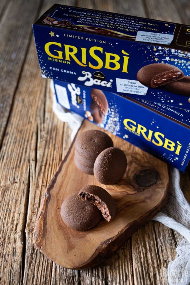 Grisbì Baci Perugina con crema al cioccolato