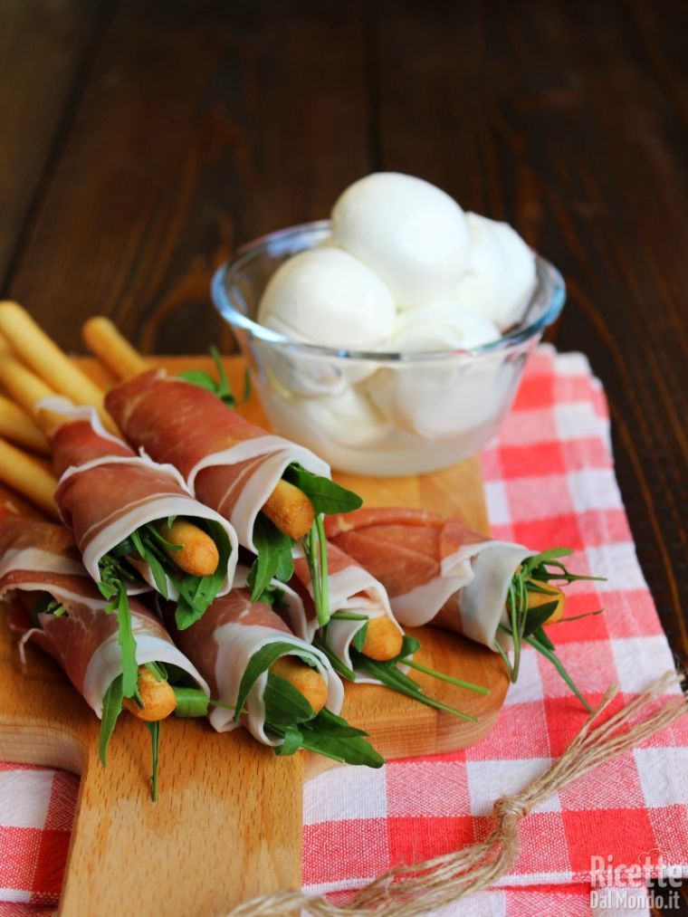 Grissini al prosciutto