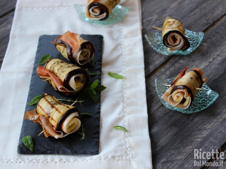 Ricetta involtini di melanzane freddi