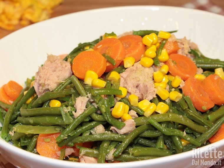 Ricetta insalata di fagiolini e tonno