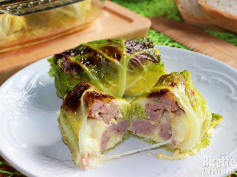 Ricetta degli involtini di verza