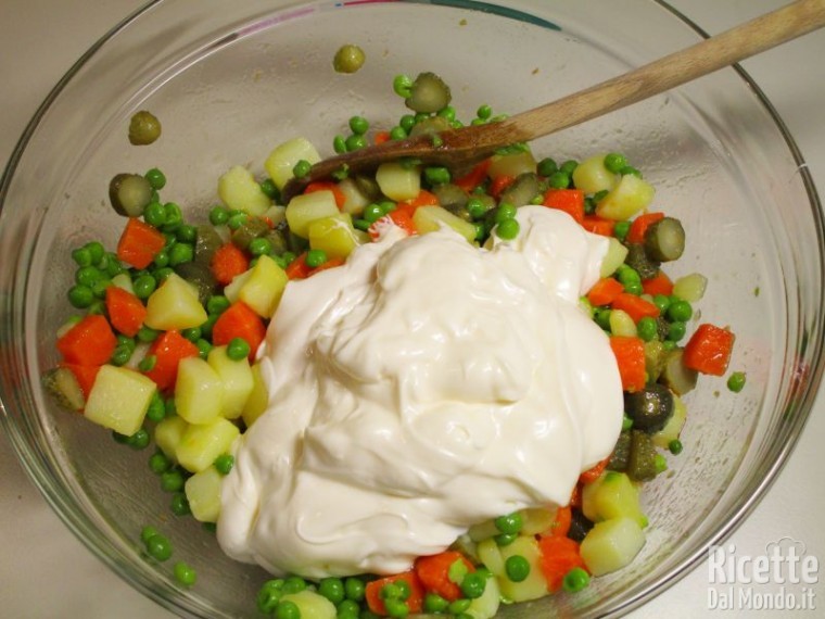 Insalata moscovita o olivier 6