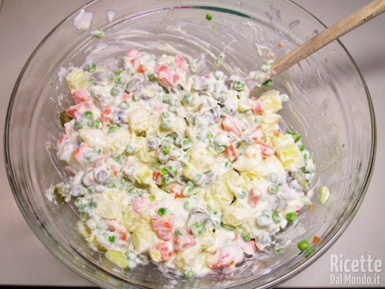 Insalata moscovita o olivier 7