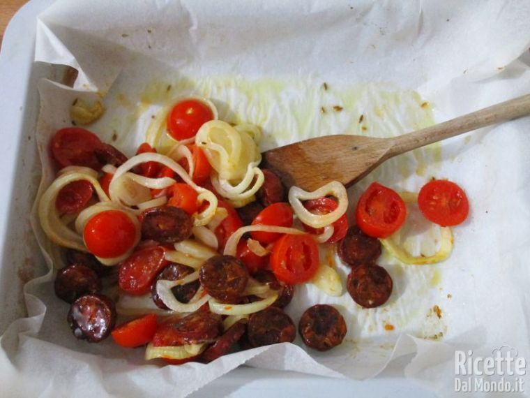 Insalata tiepida di chorizo 6