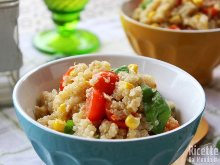 Ricetta insalata di quinoa e tonno