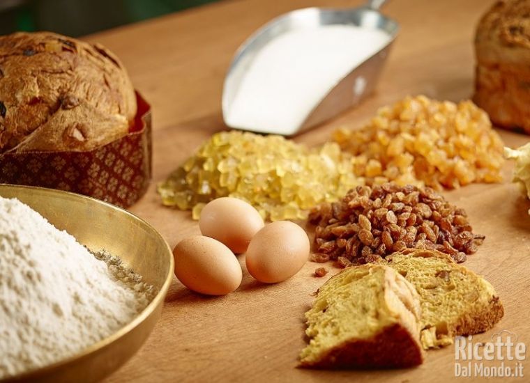 Ingredienti per il panettone