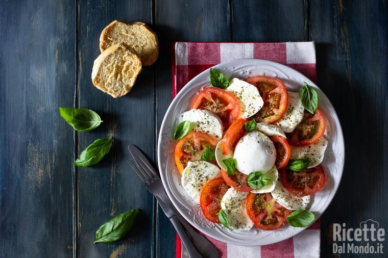 Caprese con mozzarella di bufala