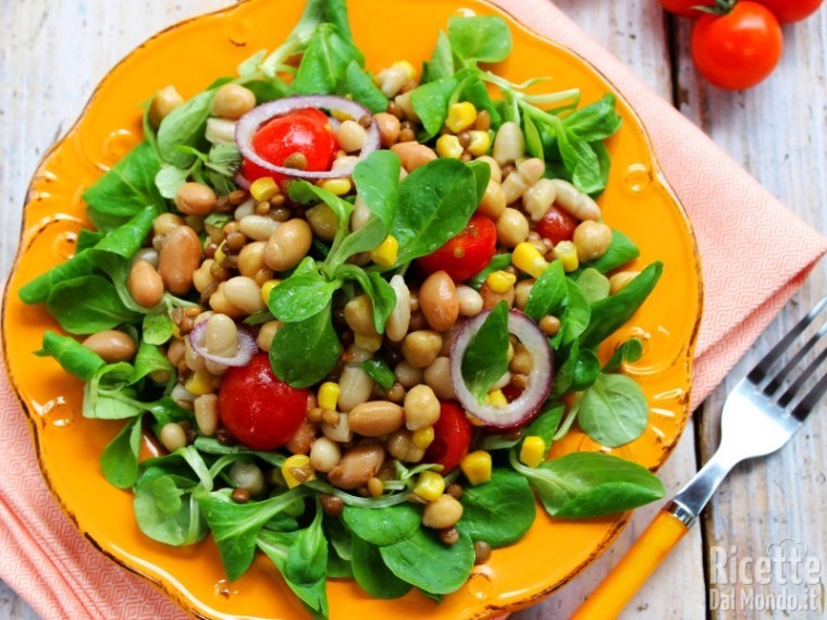 Ricetta insalata di legumi