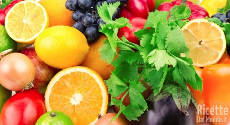 Ricetta I colori di frutta e verdura, l'arcobaleno della salute