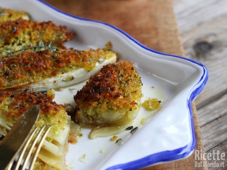 Come fare l'indivia gratinata al forno