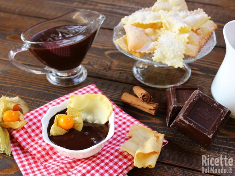 Sanguinaccio, crema al cioccolato