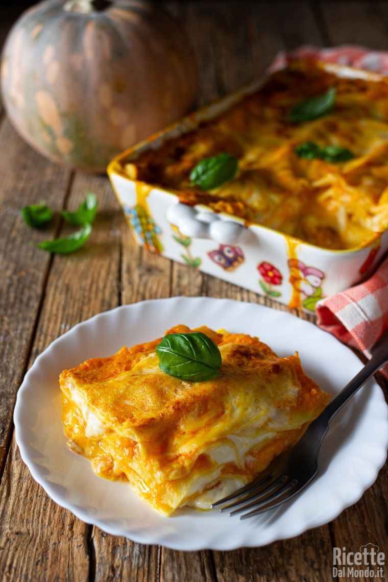 Lasagne alla zucca vegetariane, il comfort food d'autunno!