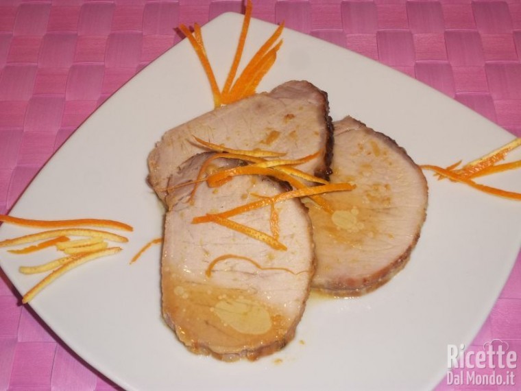 Ricetta Lonza di Maiale all'Arancia