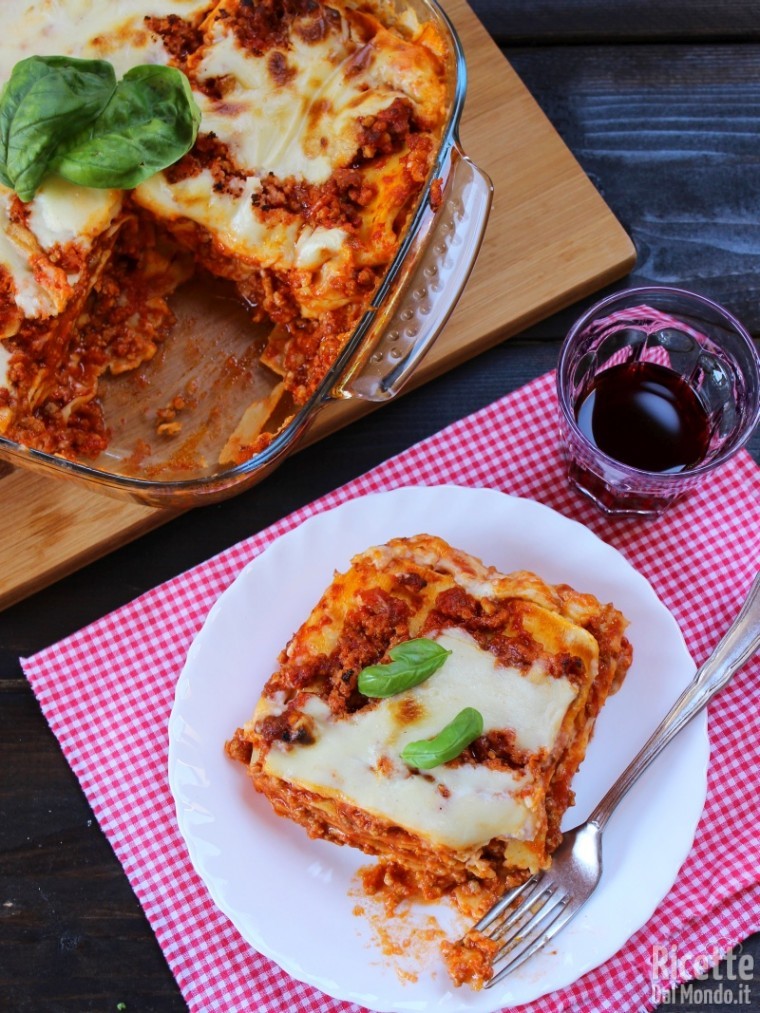 Semplici lasagne alla bolognese