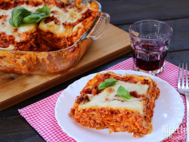 Lasagne alla al forno | RicetteDalMondo.it