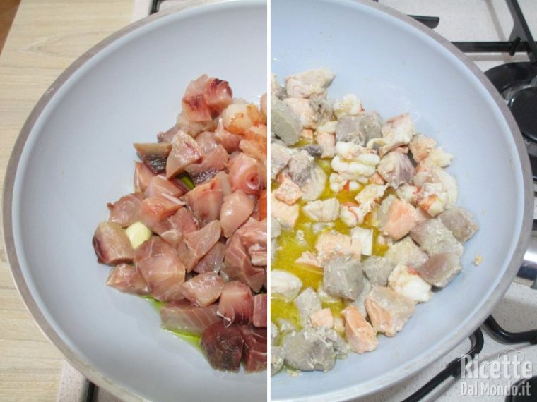 Cuocere il pesce