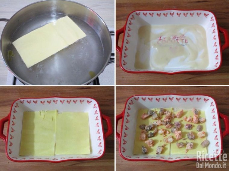 Assemblare la lasagna