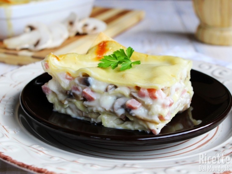 Ricetta lasagne ai funghi