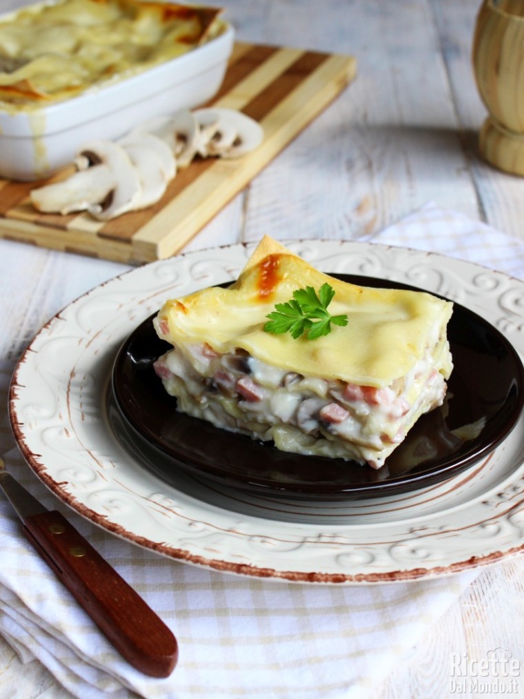 Come fare le lasagne ai funghi