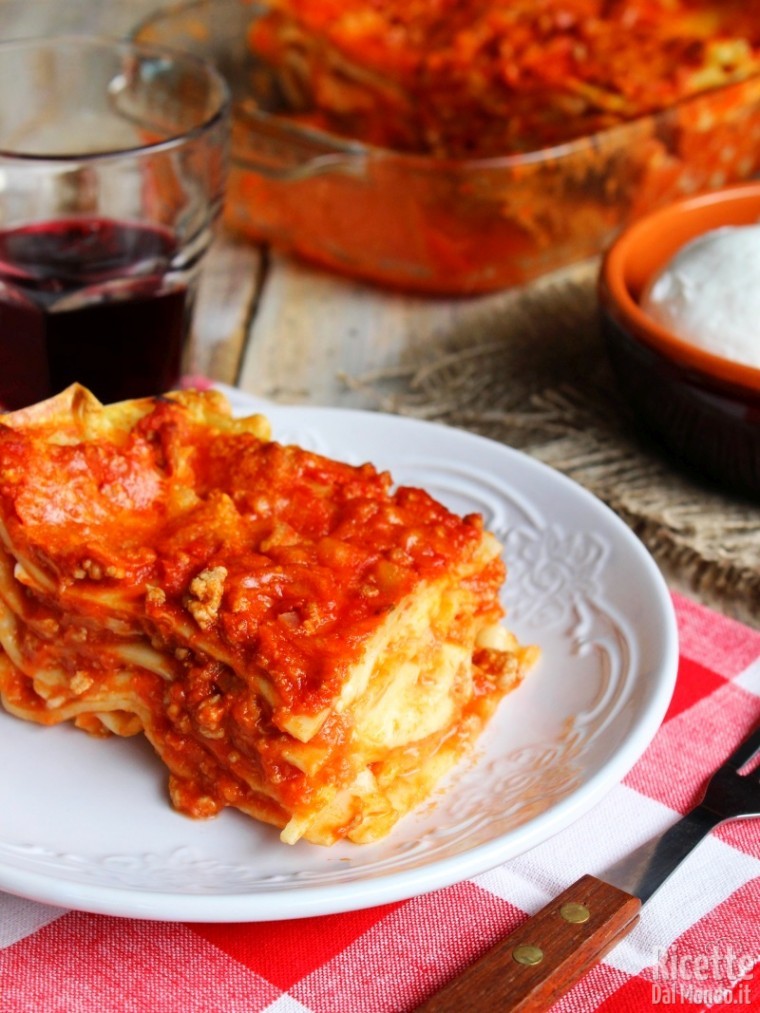 Come fare le lasagne ricce con mozzarella di bufala