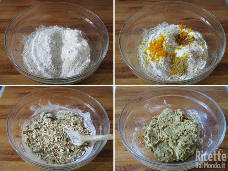 Aggiungere gli altri ingredienti e amalgamare l'impasto