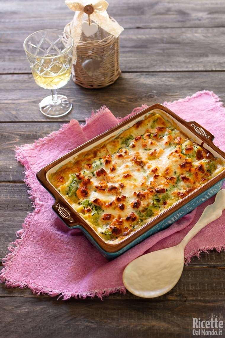 Ricetta lasagne con zucchine e salmone