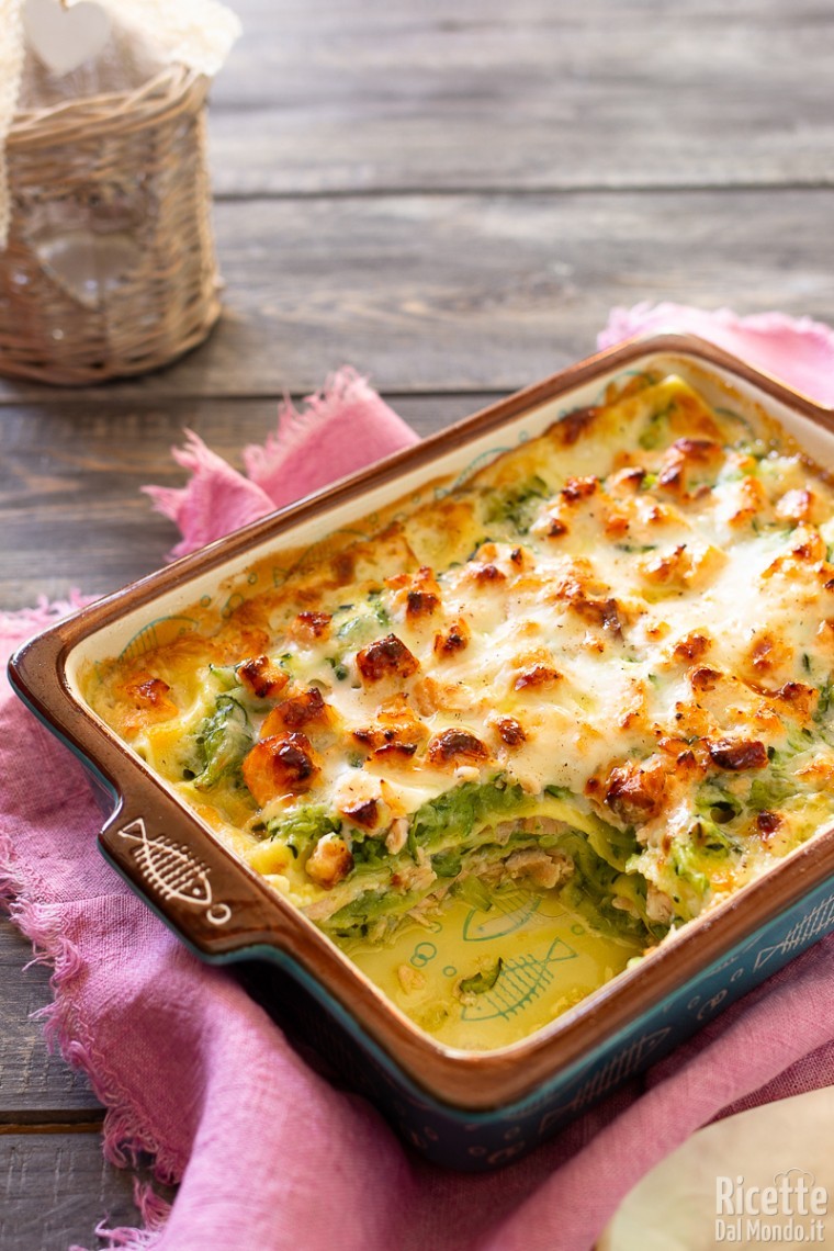 Come fare le lasagne con zucchine e salmone