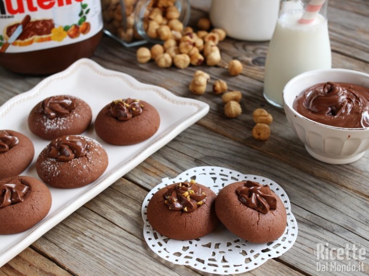 Nutellotti, biscotti alla Nutella
