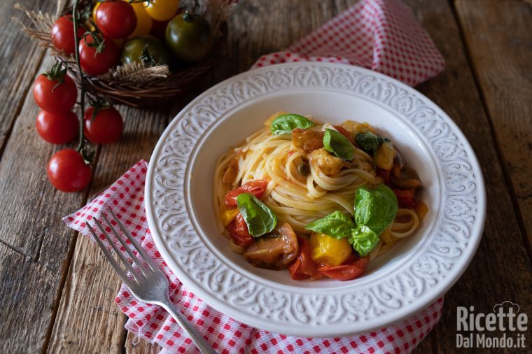 Ricetta Linguine ai tre pomodori: la ricetta semplice per un piatto estivo!