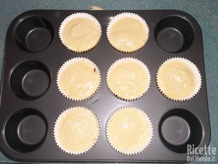Muffin con cuore alla nutella 8