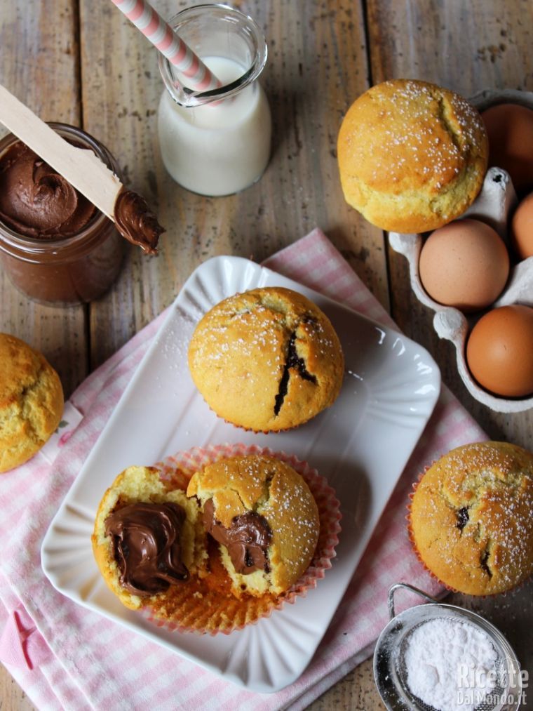 Come fare i Muffin alla nutella