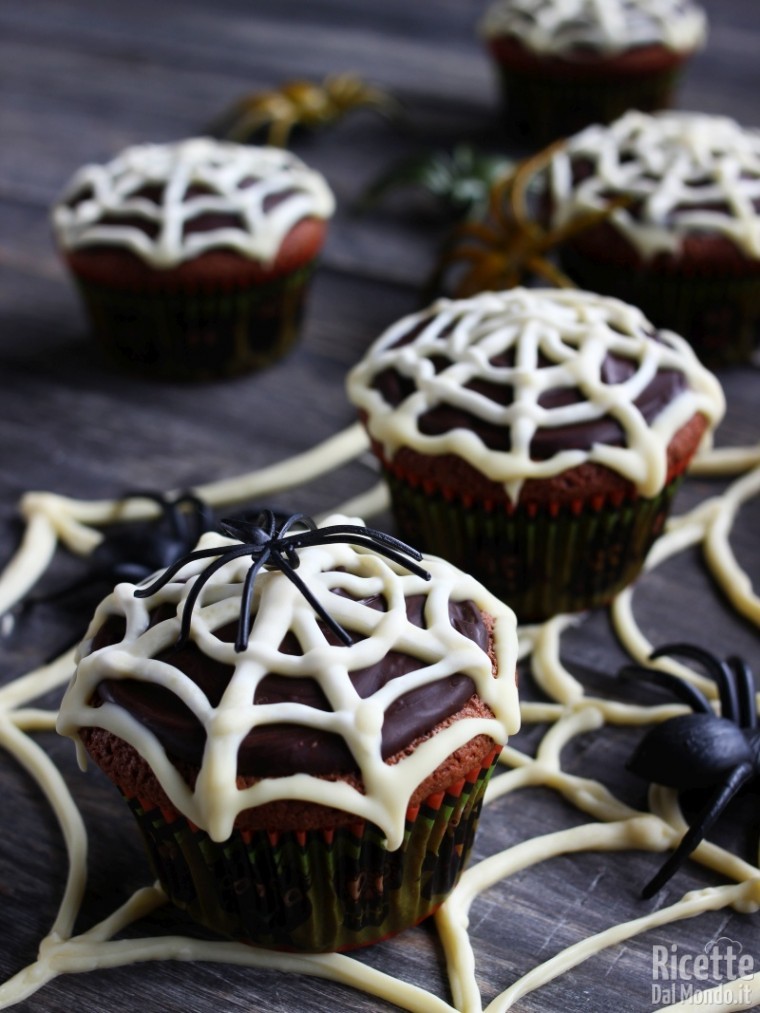 Come fare i muffin ragnatela