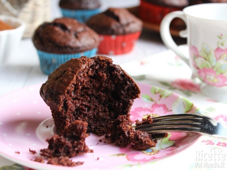 Ricetta muffin al cioccolato