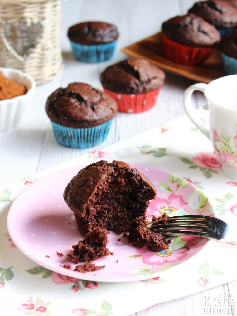 Come fare i muffin al cioccolato