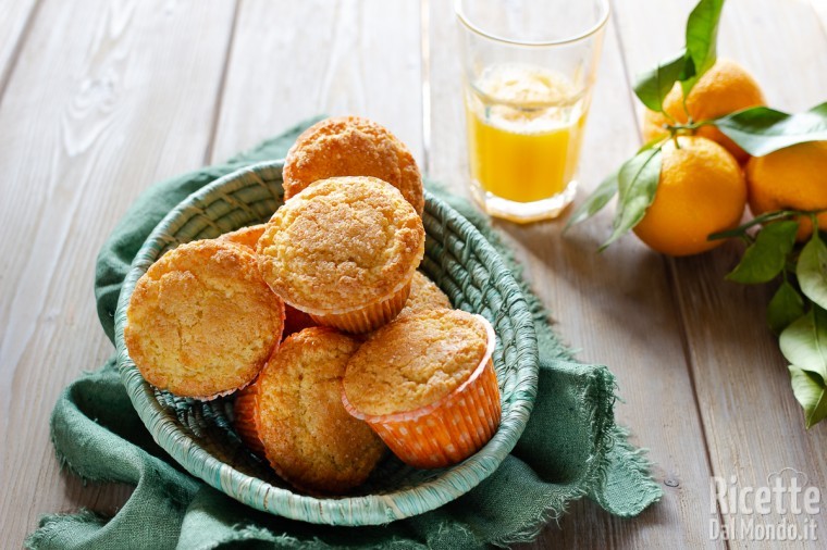 Ricetta Muffin all'arancia