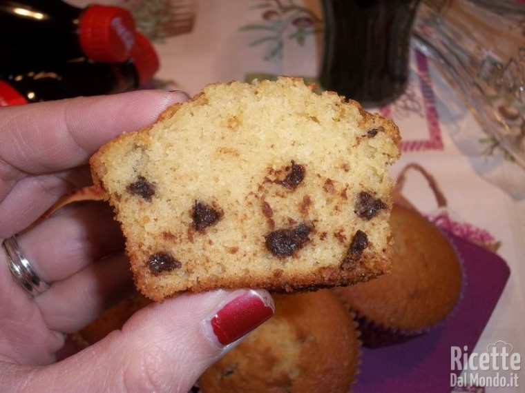 Muffin Coca Cola e Gocce di Cioccolato