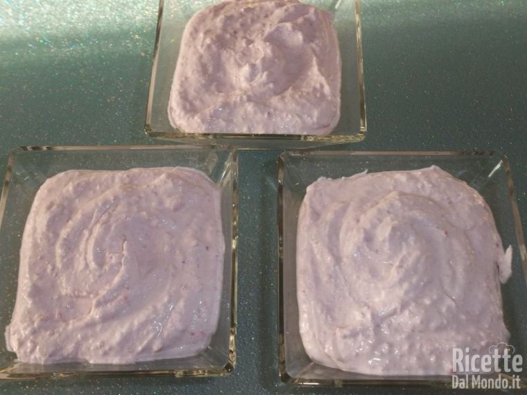 Mousse di Ricotta e Fragole