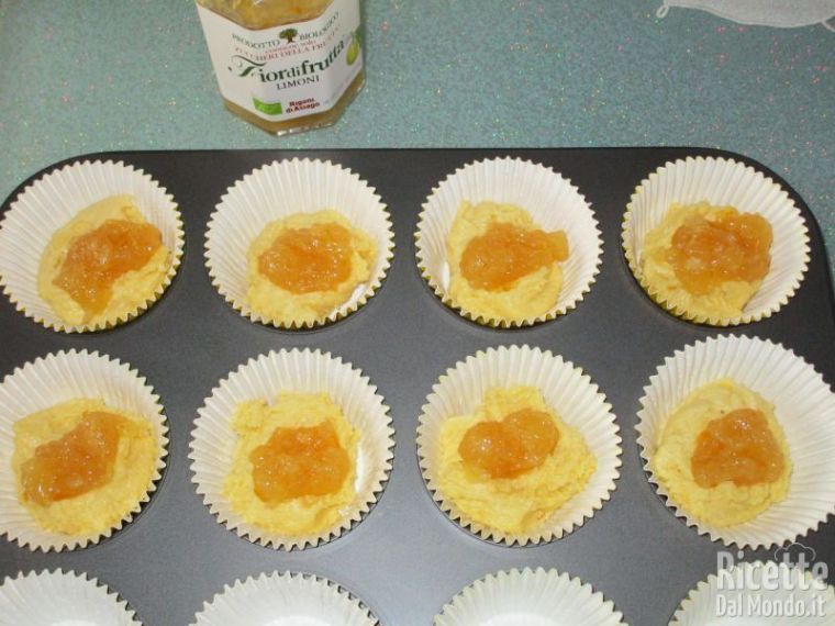 Muffin con cuore al limone 6