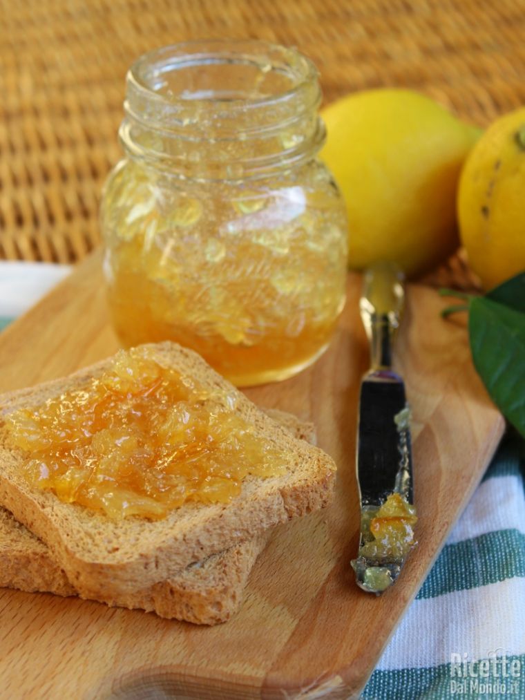 Marmellata di limoni Bimby RicetteDalMondo.it
