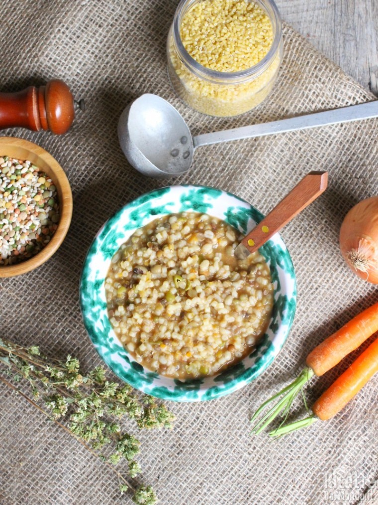 Come fare la minestra di pasta e legumi
