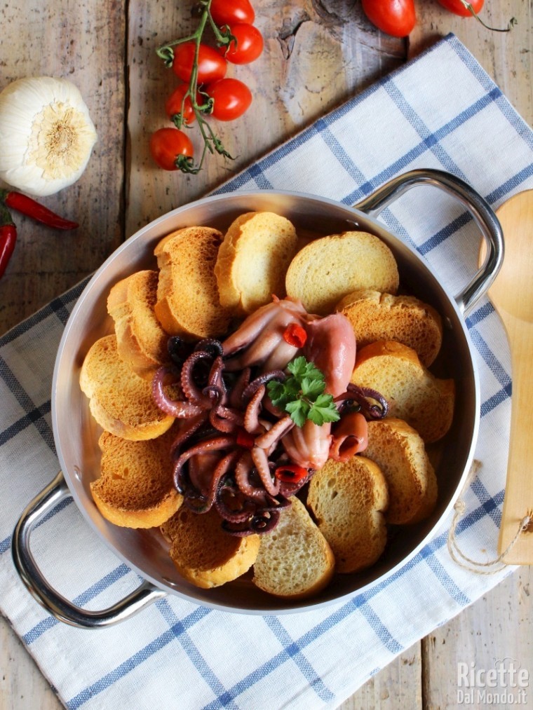 Come fare i moscardini al peperoncino