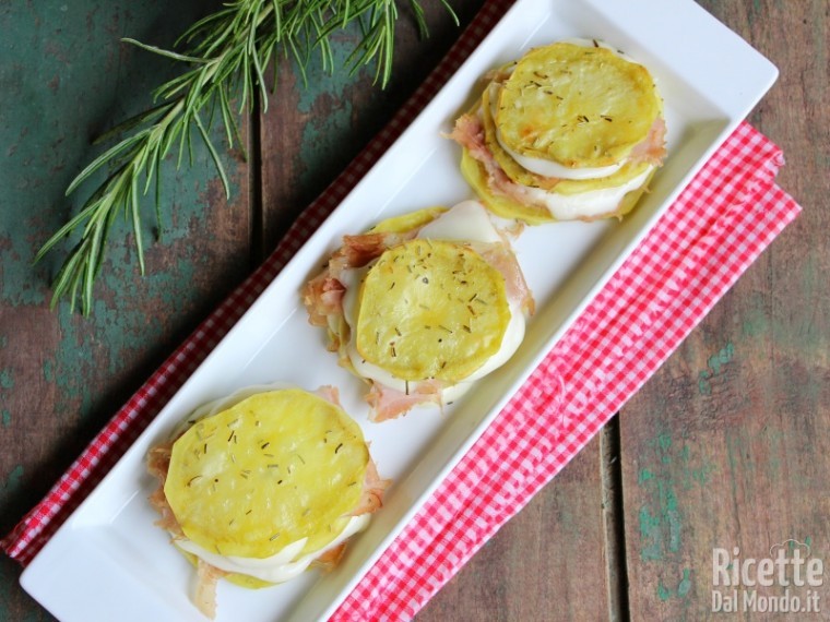 Ricetta millefoglie di patate