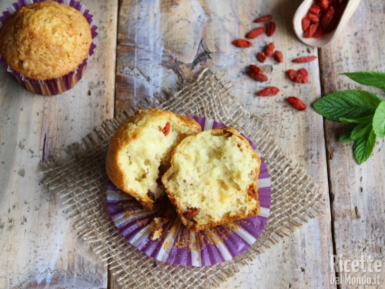 Muffin alle bacche di goji 10