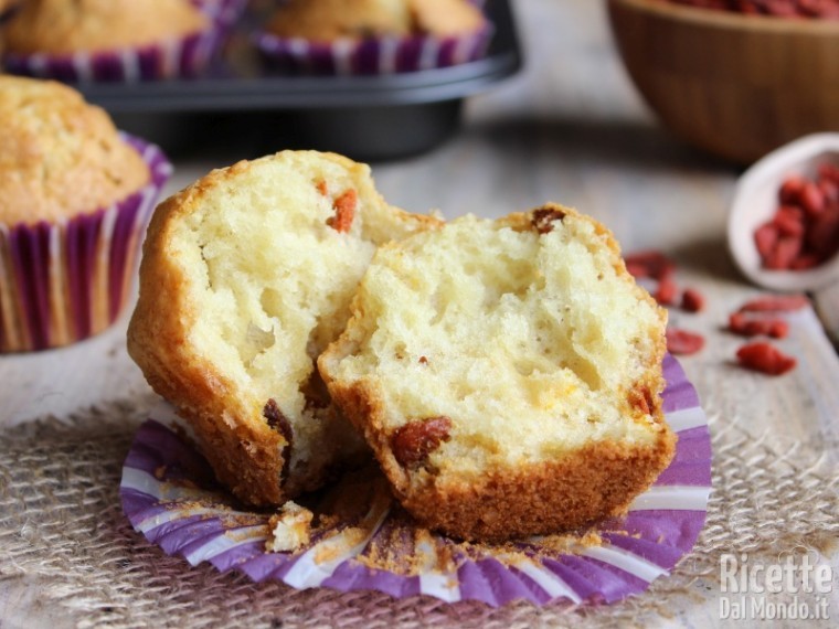 Muffin alle bacche di goji 11
